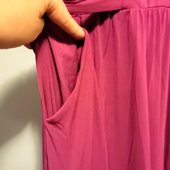 Mini Studi Knit Surplice Dress - with POCKETS! Boysenberry 3x Torrid - Picture 4 of 5